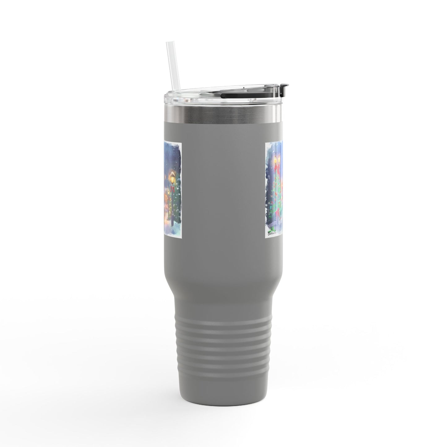 40oz Christmas-Themed Tumbler: Celebrate the Season with Every Sip!