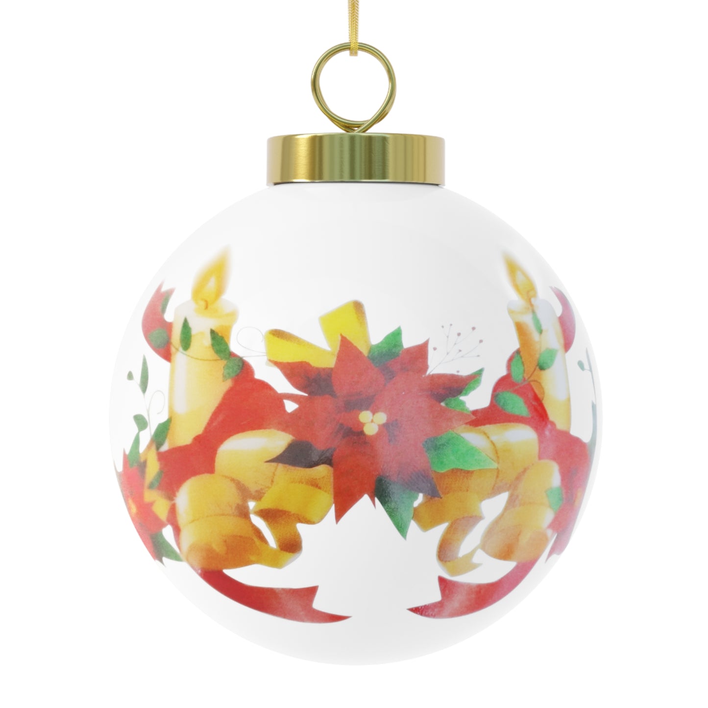 Festive Christmas Scene - Ornament