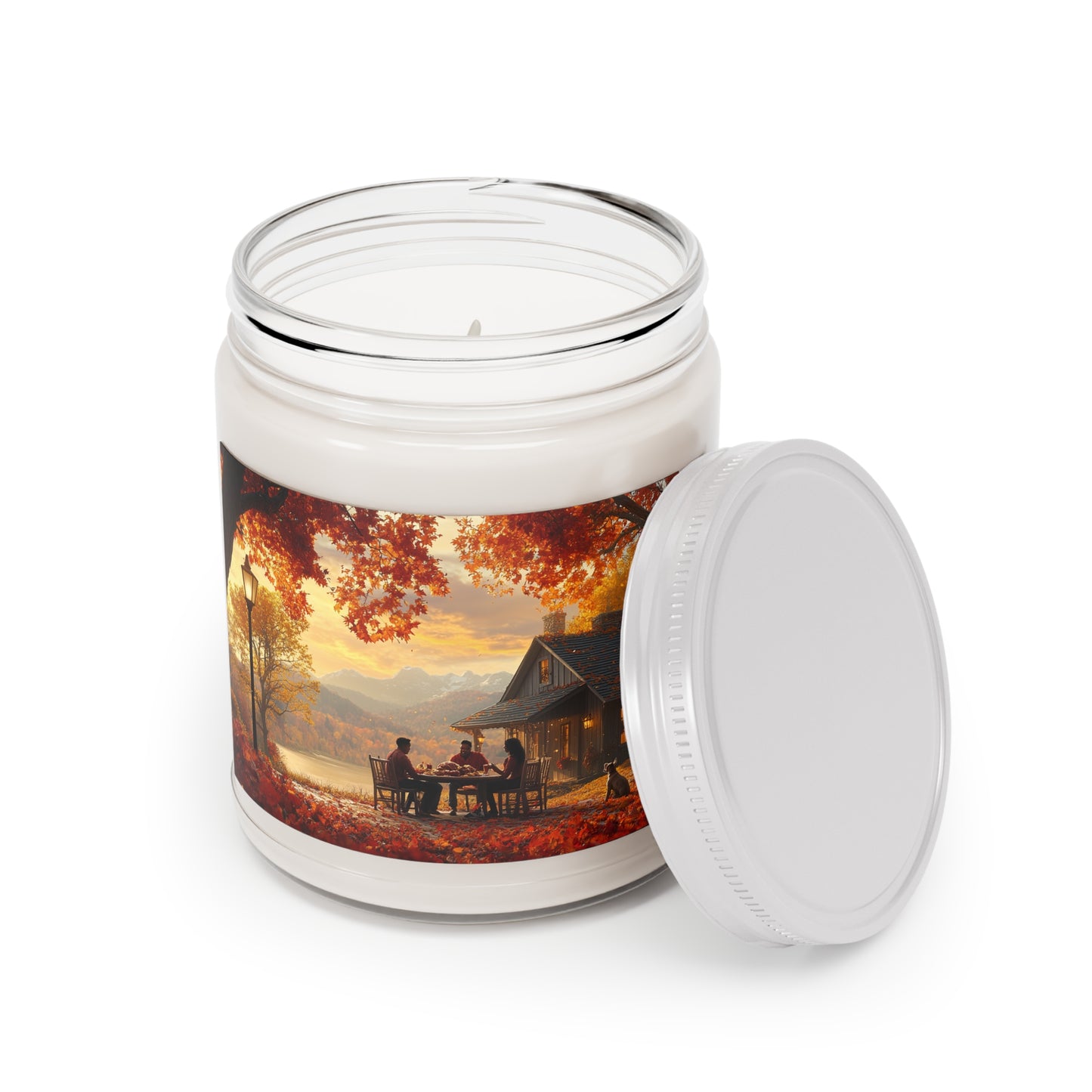 Thanksgiving Courtyard Candle – Warmth and Togetherness