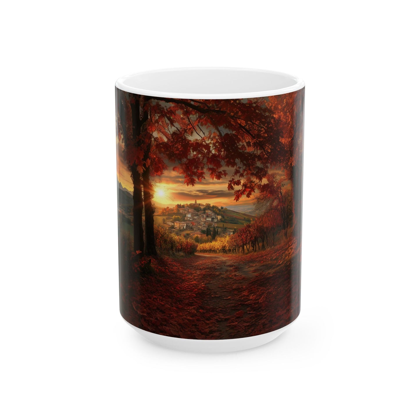 Piedmont Sunset Mug – A Taste of Tranquil Italian Beauty