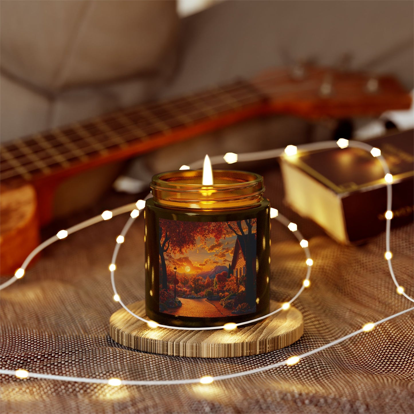 Autumn Serenity Candle – A Peaceful Scene