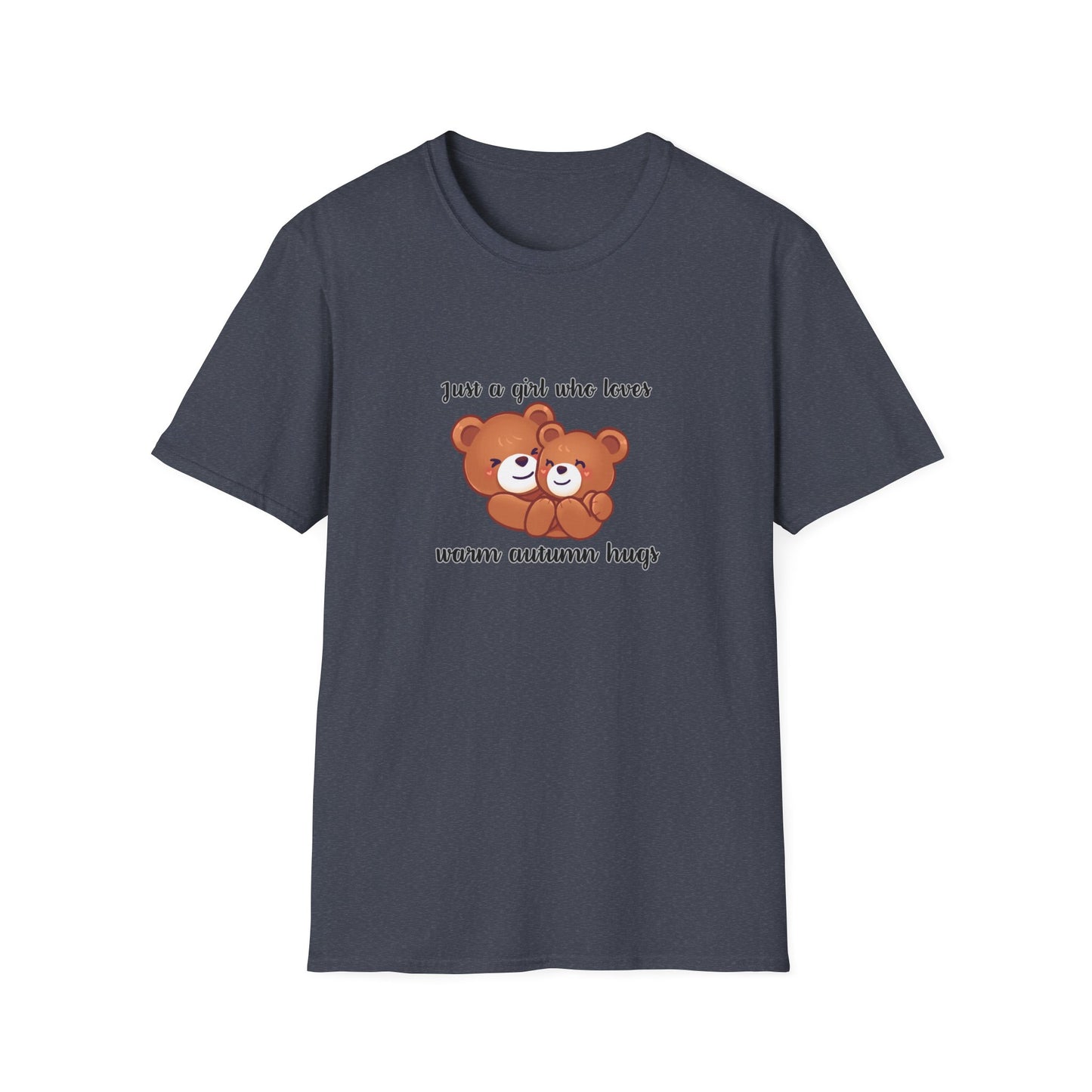 Autumn Hugs Unisex T-Shirt – Cozy Up with Love