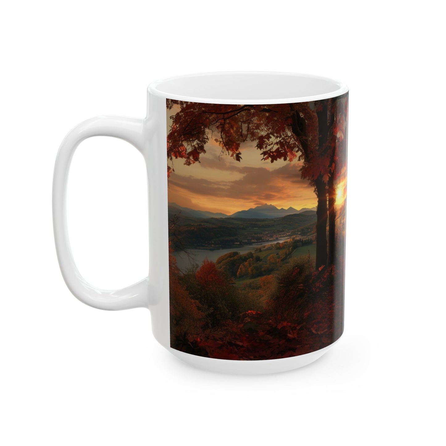 Piedmont Sunset Mug – A Taste of Tranquil Italian Beauty