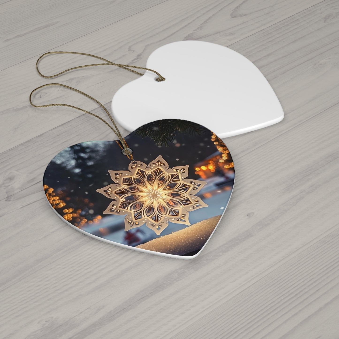 Snowflake Glow Ornament - Available in 4 Shapes!