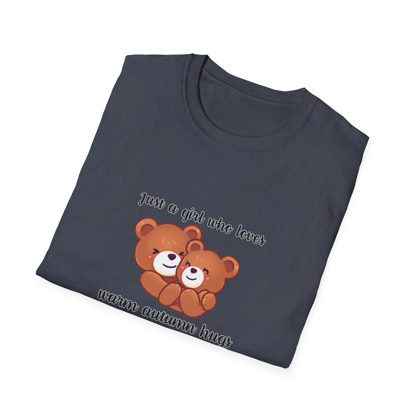 Autumn Hugs Unisex T-Shirt – Cozy Up with Love