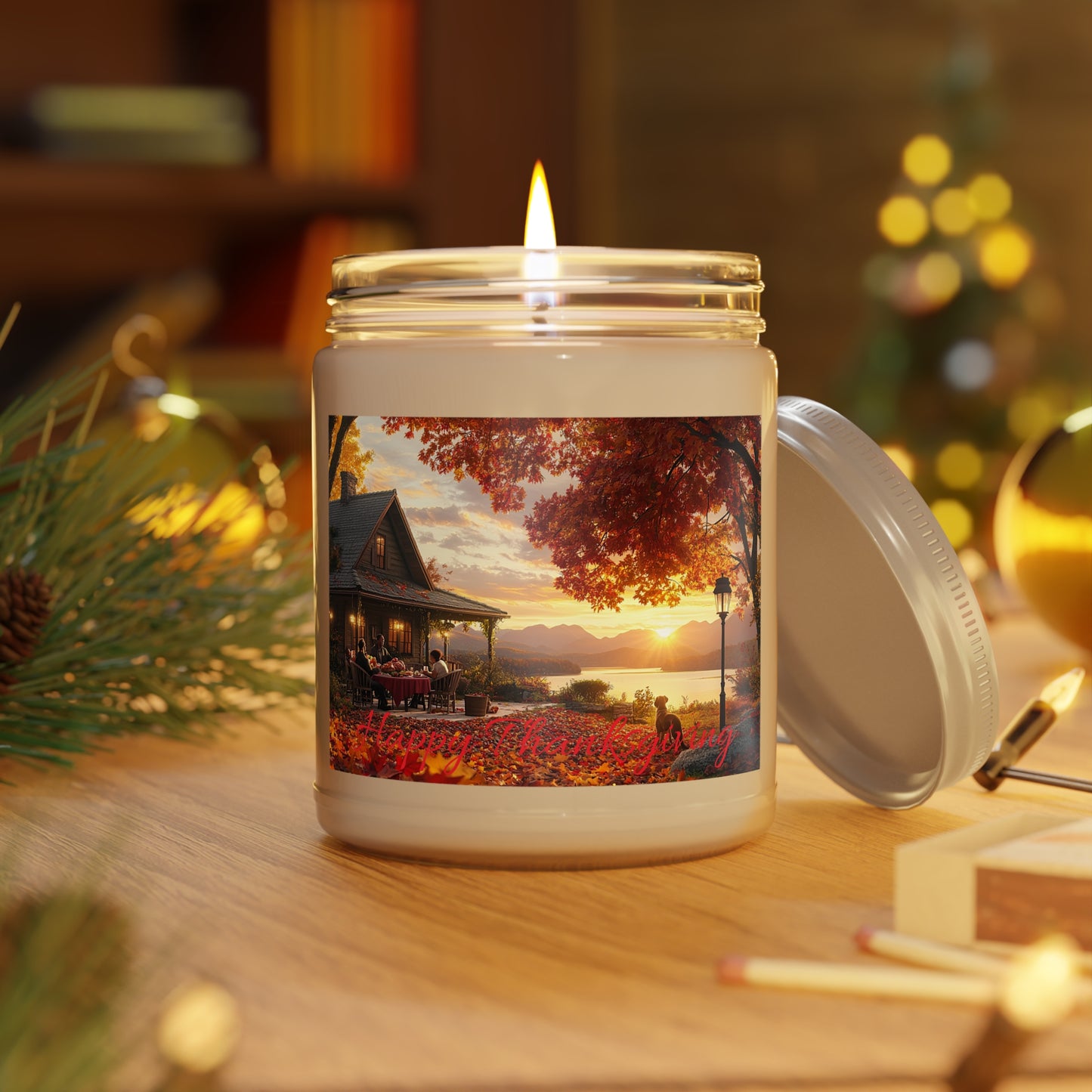 Thanksgiving Gathering Eco-Friendly Candle – A Cozy Autumn Touch