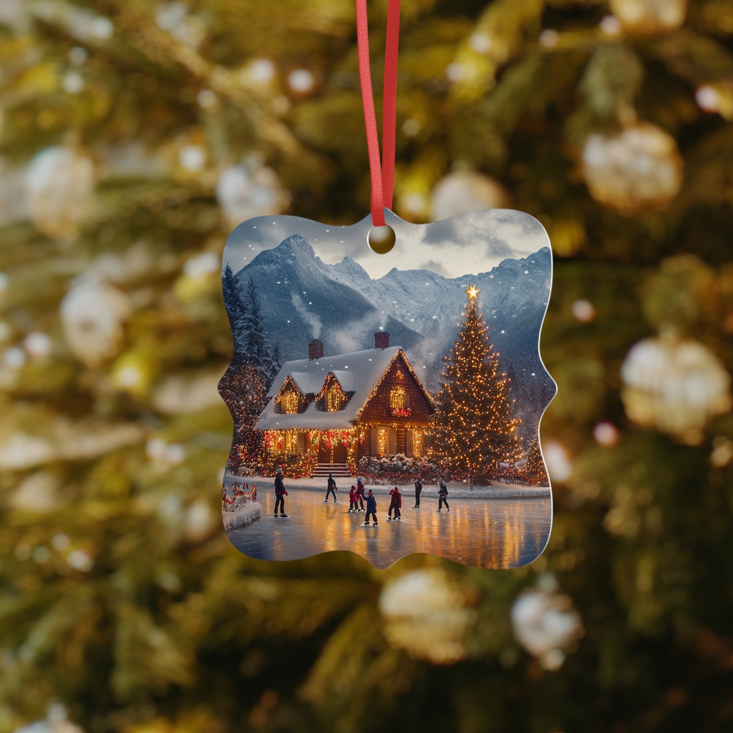 Christmas Ornament - Winter Wonderland Scene