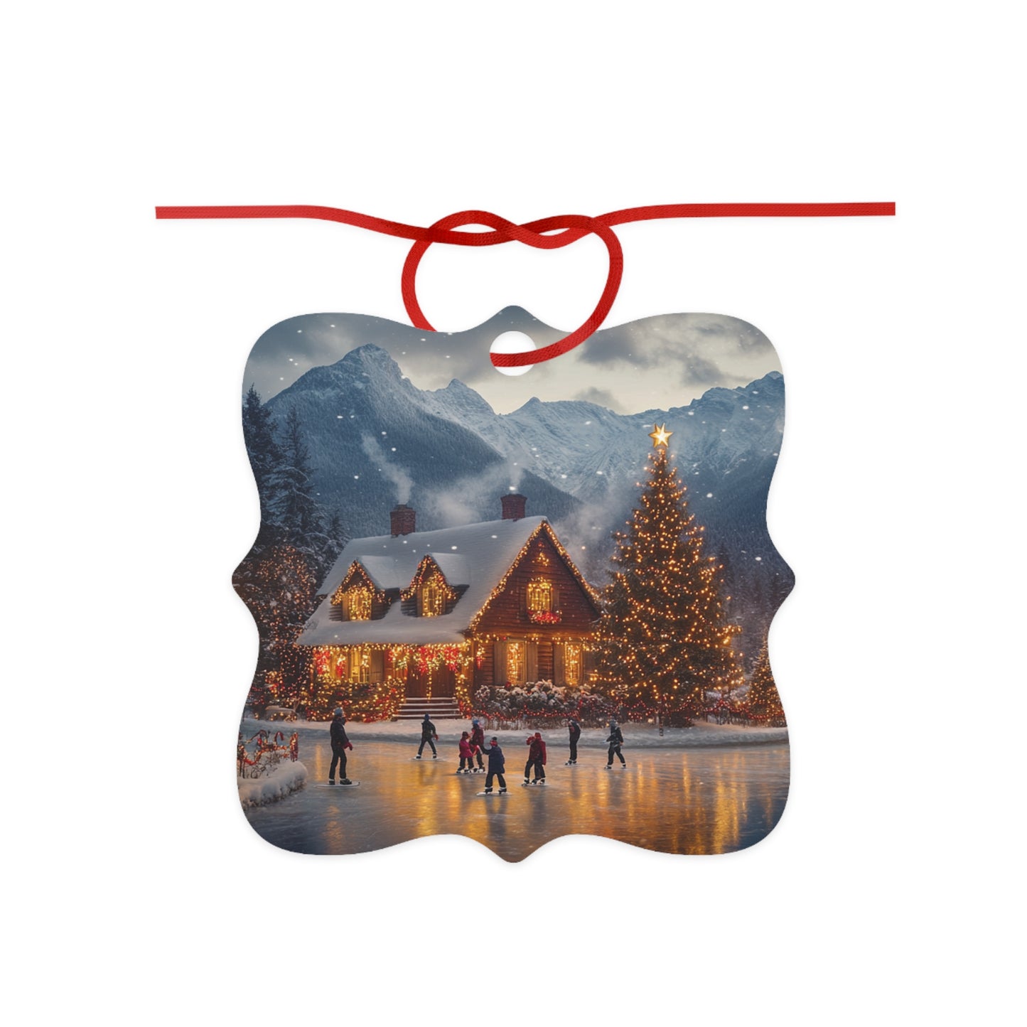 Christmas Ornament - Winter Wonderland Scene