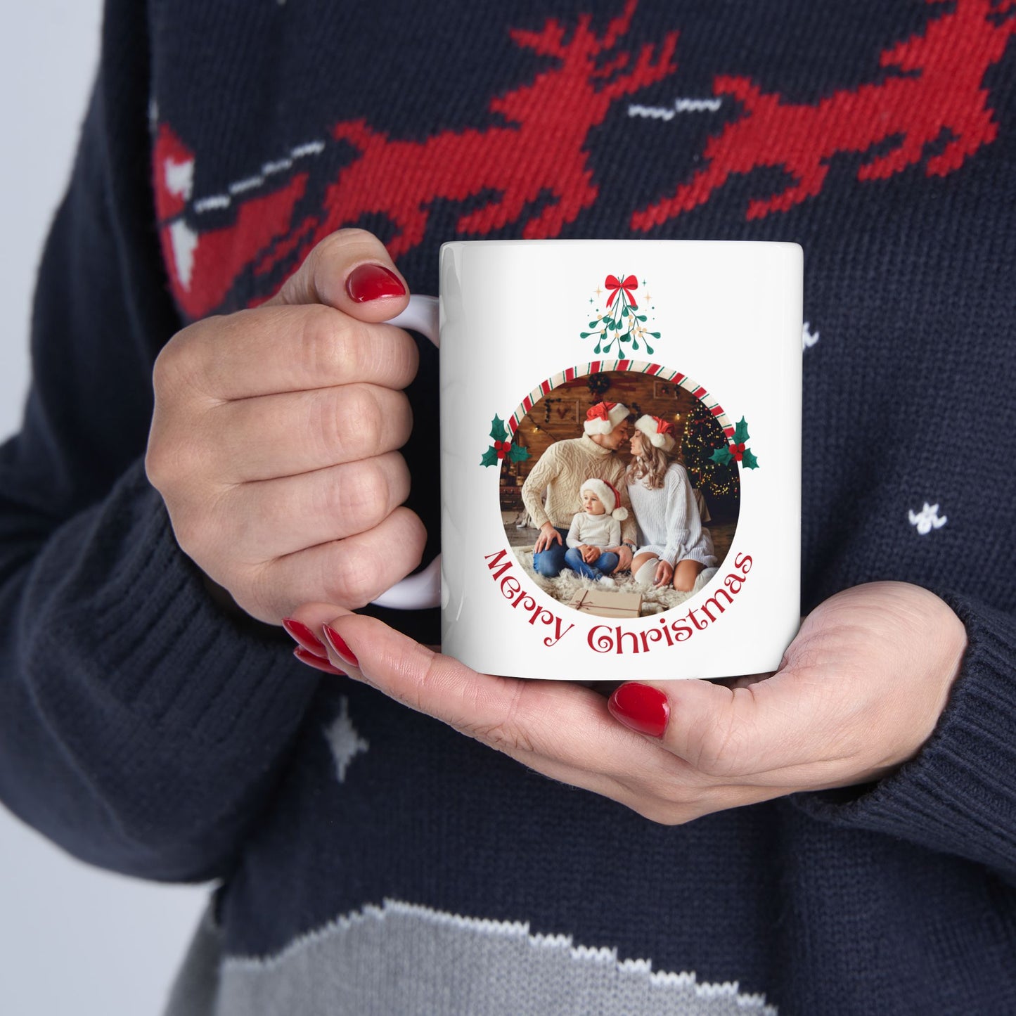 Holiday Memories Mug: Personalized with Your Favorite Photo