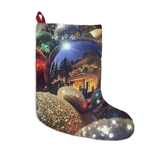 Christmas Stockings - Glittering Ornaments