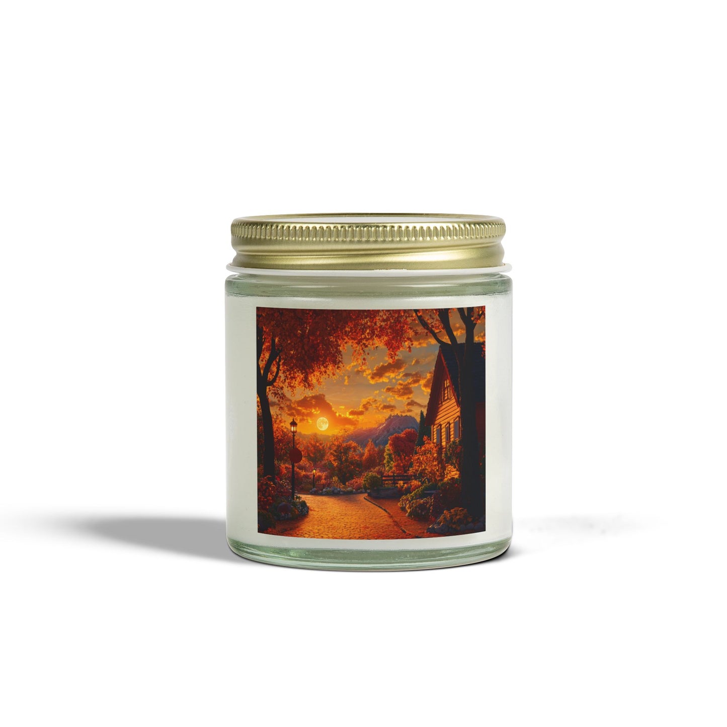 Autumn Serenity Candle – A Peaceful Scene