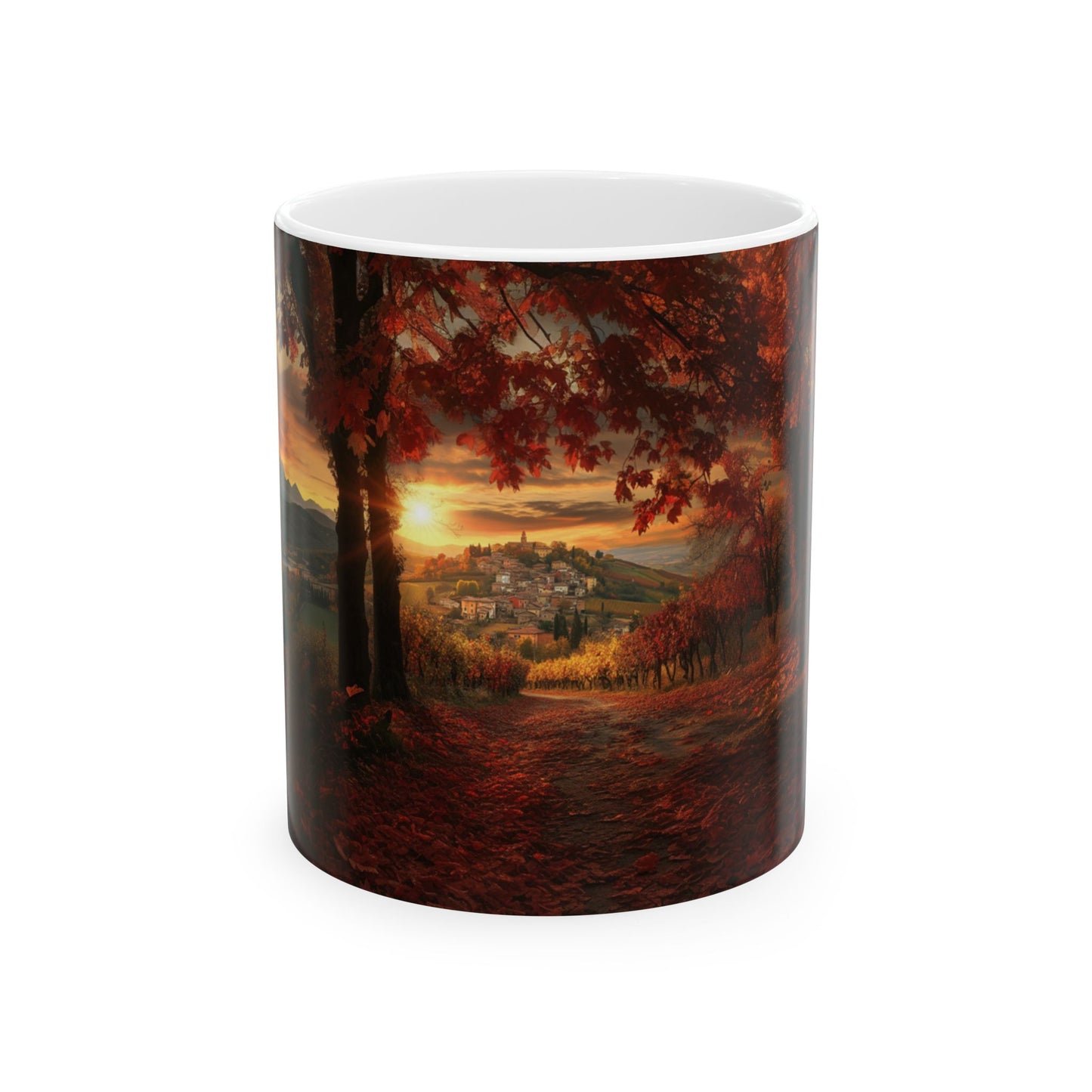 Piedmont Sunset Mug – A Taste of Tranquil Italian Beauty