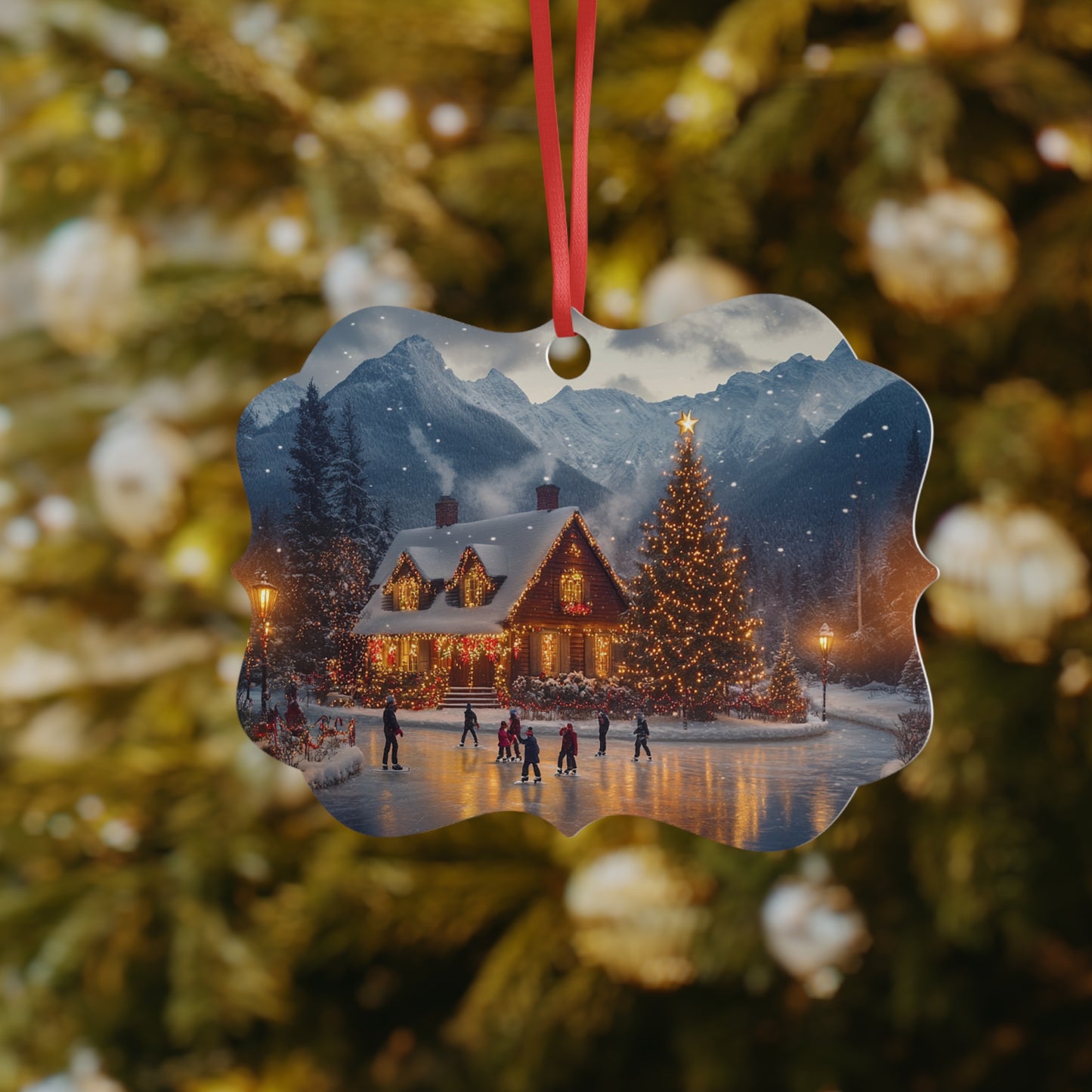 Christmas Ornament - Winter Wonderland Scene