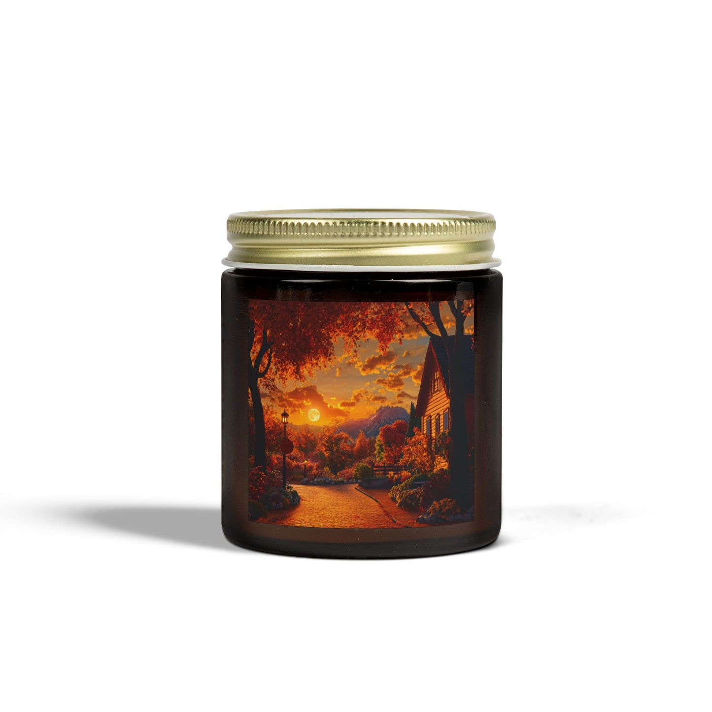 Autumn Serenity Candle – A Peaceful Scene