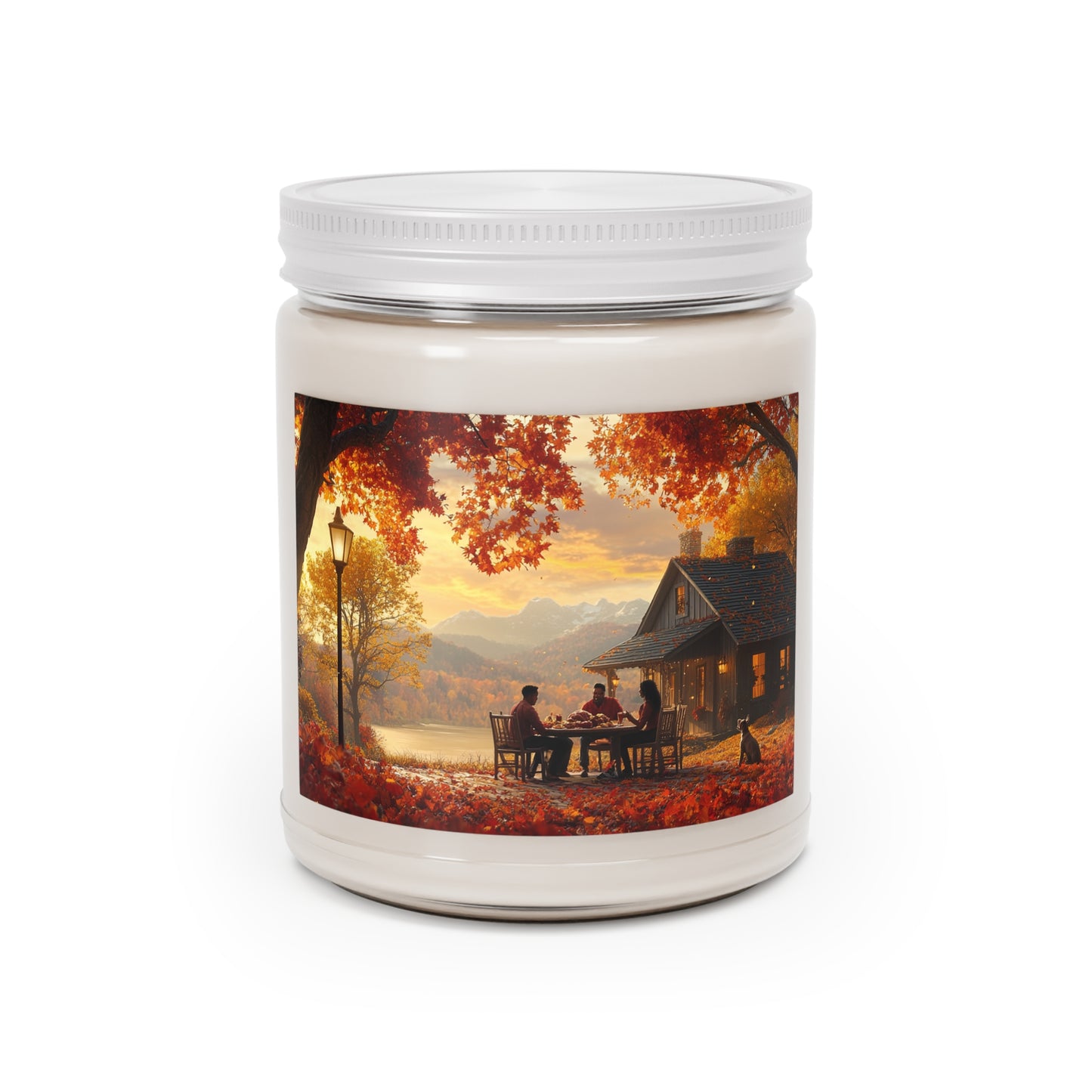 Thanksgiving Courtyard Candle – Warmth and Togetherness