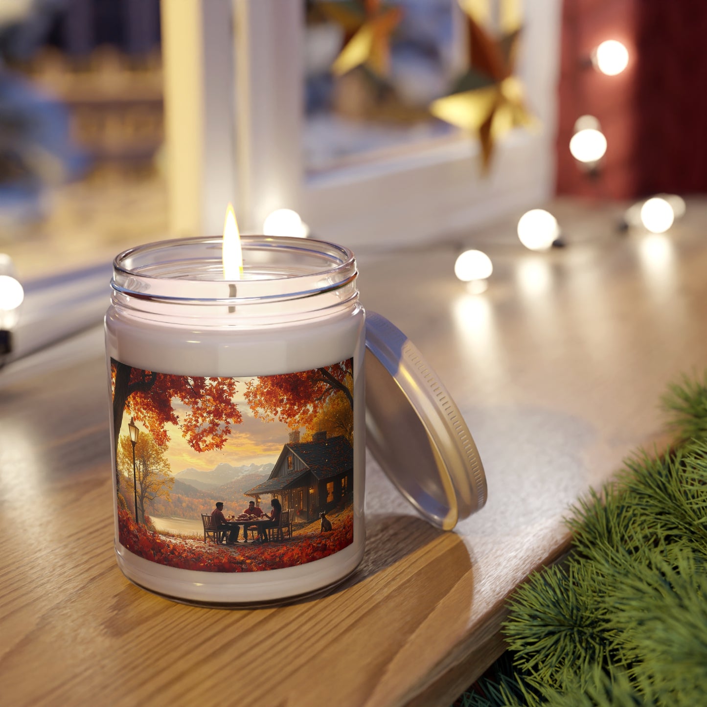 Thanksgiving Courtyard Candle – Warmth and Togetherness