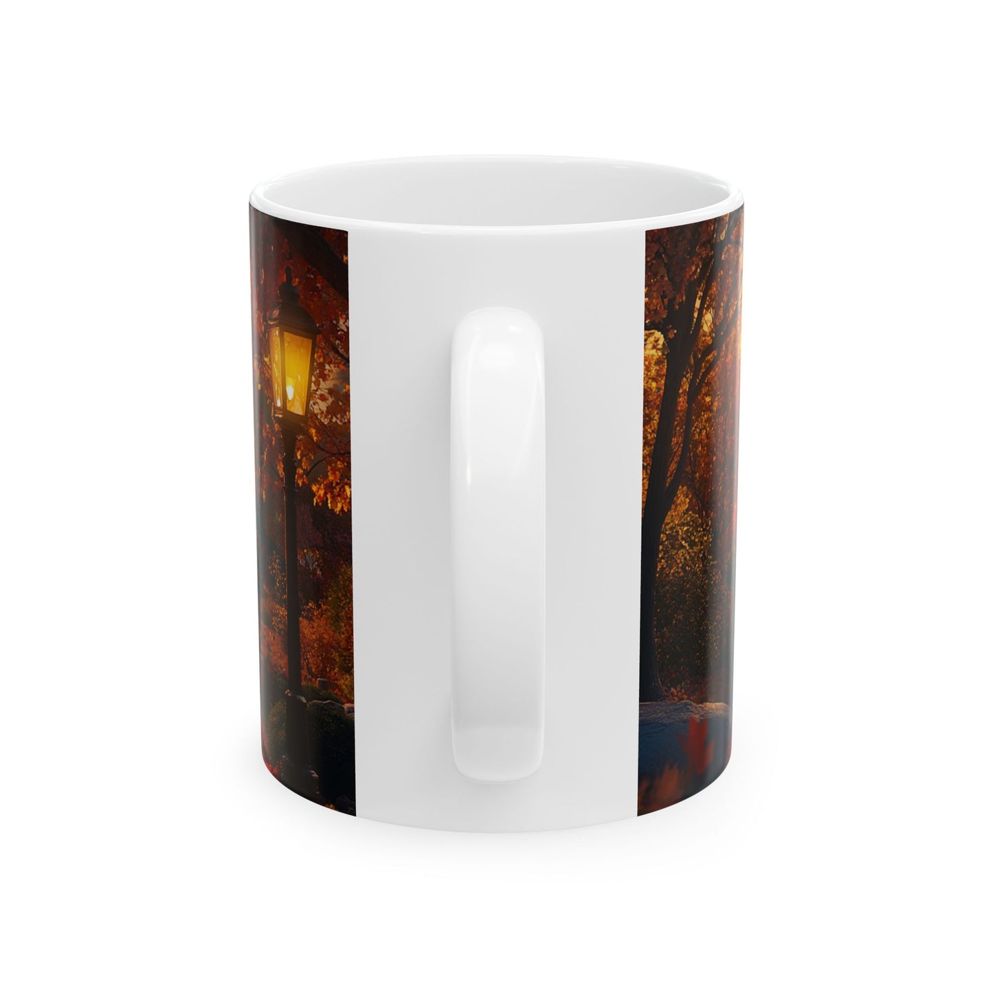 Autumn Pathway Ceramic Mug – A Cozy Fall Moment