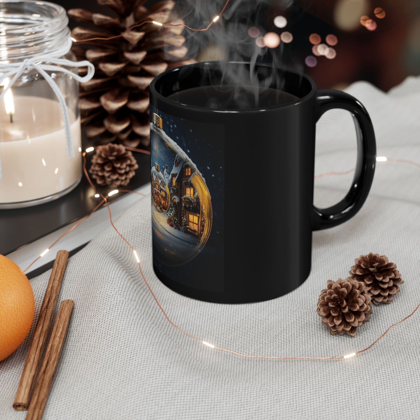 A World Within - Double-Ornament Christmas Mug