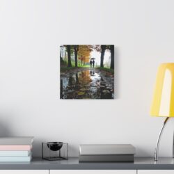 Whispers of Fall Canvas: A Couple's Autumn Stroll Through Italy's Peaceful Landscape - Image 7