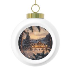 Festive Christmas Scene - Ornament - Image 5