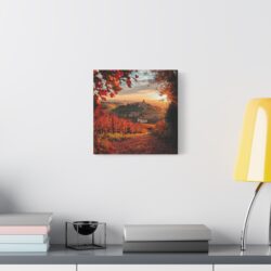 Enchanting Piedmont Sunset Canvas – A Touch of Italian Elegance - Image 7