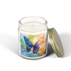 Elegant Watercolor Butterfly Candle – A Touch of Nature's Grace - Image 19