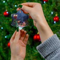 4 shapes - Christmas Ceramic Ornament - Image 12