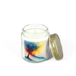 Vivid Abstract Watercolor Candle – Add an Artistic Touch - Image 10