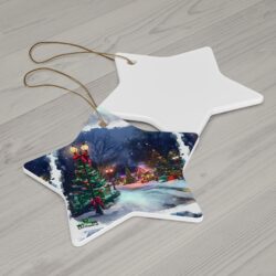 4 shapes - Christmas Ceramic Ornament - Image 2