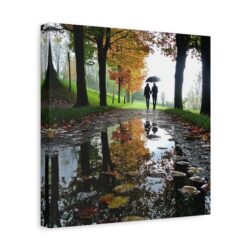 Whispers of Fall Canvas: A Couple's Autumn Stroll Through Italy's Peaceful Landscape - Image 6