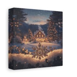 Winter Wonderland Matte Canvas Wall Art - Perfect for Seasonal Gift Giving - Image 2