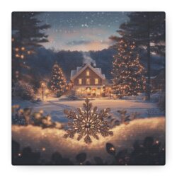 Winter Wonderland Matte Canvas Wall Art - Perfect for Seasonal Gift Giving