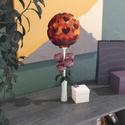 Hanging Hearts Balloon – A Touch of Love in the Air - Image 7