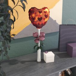 Hanging Hearts Balloon – A Touch of Love in the Air