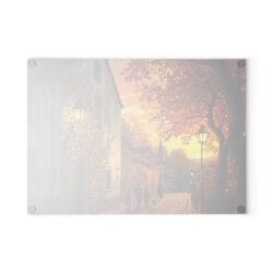 Autumn in Italy Glass Cutting Board: A Slice of Serenity - Image 2