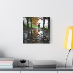 Whispers of Fall Canvas: A Couple's Autumn Stroll Through Italy's Peaceful Landscape - Image 9