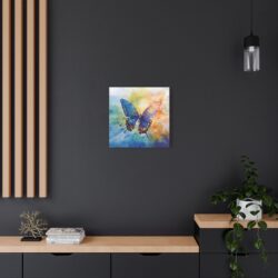 Vibrant Butterfly - Watercolor Matte Canvas Wall Art  Stretched 1.25" Frame - Image 14
