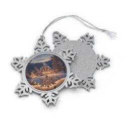 Winter Wonderland Pewter Snowflake Ornament