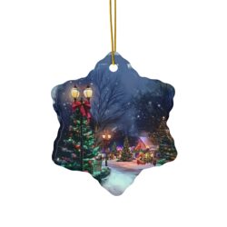 4 shapes - Christmas Ceramic Ornament - Image 10