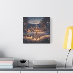 Winter Wonderland Matte Canvas Wall Art - Perfect for Seasonal Gift Giving - Image 9