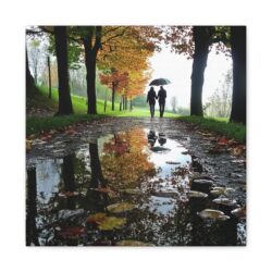 Whispers of Fall Canvas: A Couple's Autumn Stroll Through Italy's Peaceful Landscape - Image 8