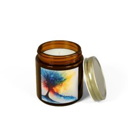 Vivid Abstract Watercolor Candle – Add an Artistic Touch - Image 22