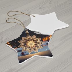 Snowflake Glow Ornament - Available in 4 Shapes! - Image 2